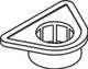 Hansgrohe-HG-Befestigungsplatte-Spueltischmischer-97523000 gallery number 1